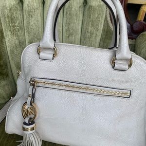 Michael kors white leather